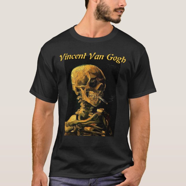 T-shirt La chemise squelettique de Van Gogh (Devant)