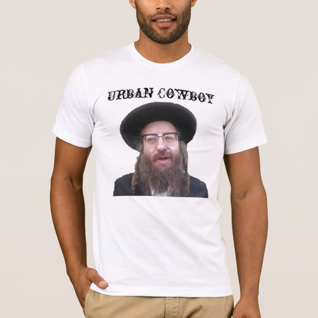 T-shirt La chemise urbaine de cowboy (Devant)