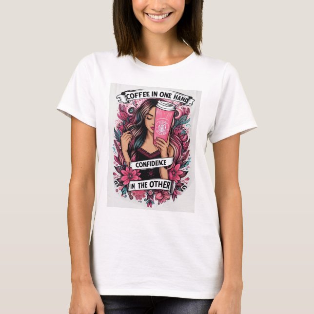 T-shirt La chica del café (Devant)
