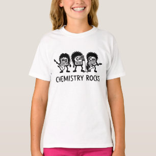 T-shirt La chimie déchire le groupe de rock scientifique