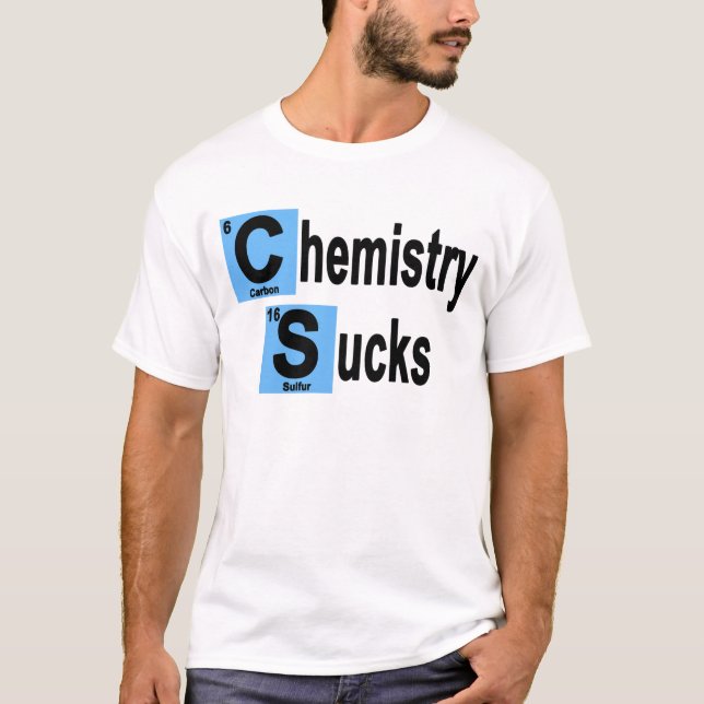 T-shirt La chimie suce (Devant)