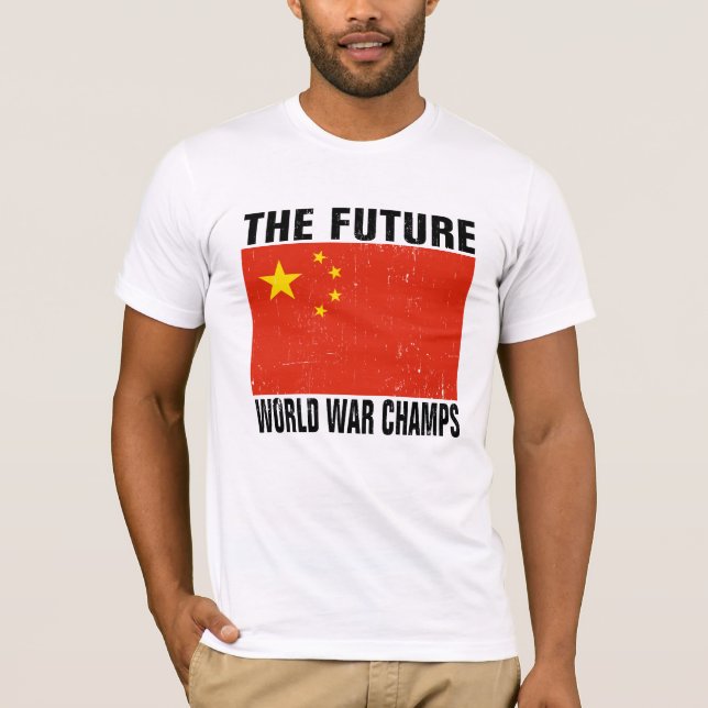 T-shirt La Chine - les champions de guerre mondiale (Devant)