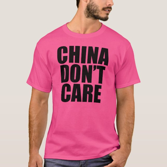 T-SHIRT LA CHINE NE S'INQUIÈTENT PAS (Devant)