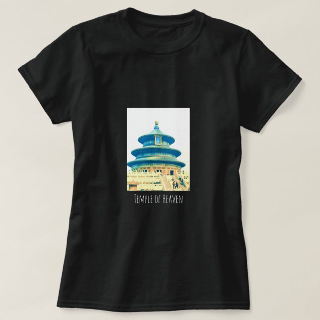 T-shirt La Chine voyage Temple du Ciel (Design devant)