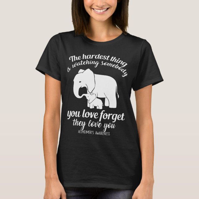 T-shirt la chose la plus dure observe quelque chose que (Devant)