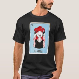 T-shirt La Chula Mexicaine Lotterie Cartes de Bingo