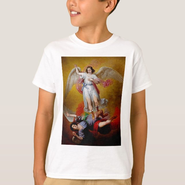 T-shirt La chute de Lucifer par Antonio Maria Esquivel (Devant)