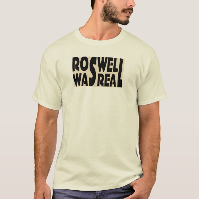 T-shirt La chute de Roswell du vaisseau spatial alien étai (Devant)