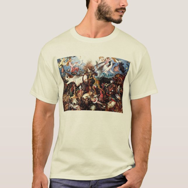 T-shirt "La chute des anges rebelles" de Pieter Bruegel (Devant)