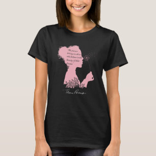 T-shirt La citation inspirée d'Eleanor Roosevelt avec un S