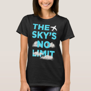 T-shirt La citation motivationnelle sans limite du ciel