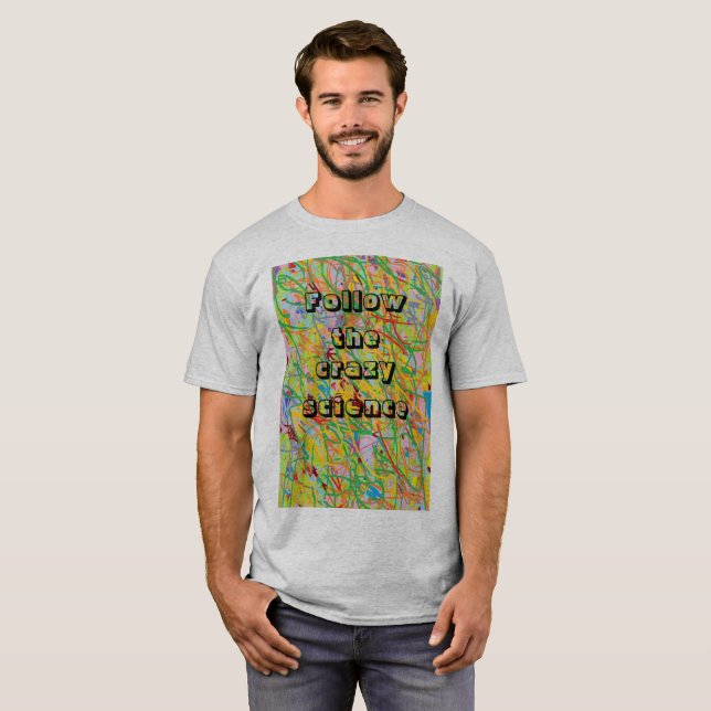 T-shirt La citation noire orpheline suivent la science (Devant entier)