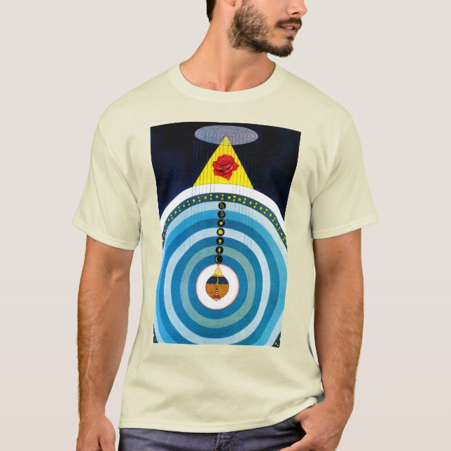 T-shirt La clé de la Divine Comédie de Dante (Devant)