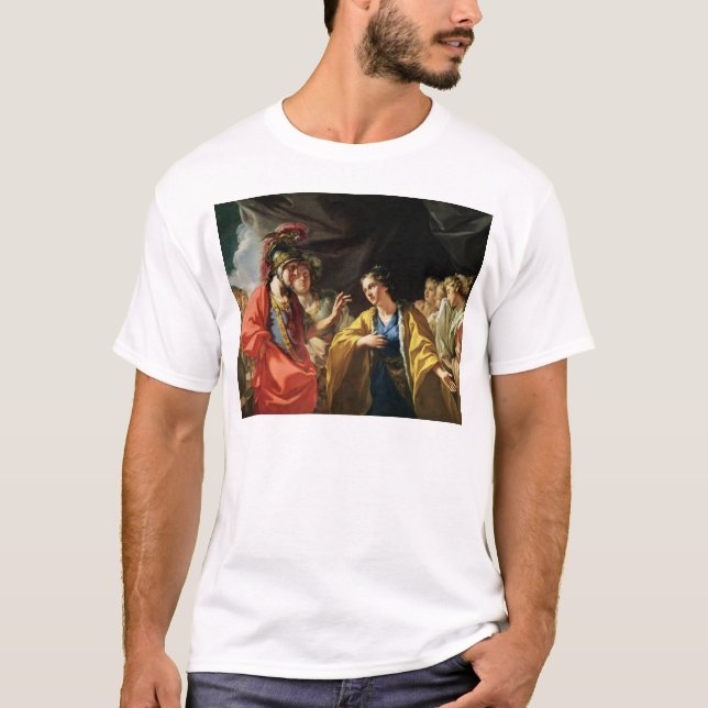 T-shirt La clémence d'Alexandre le grand (Devant)