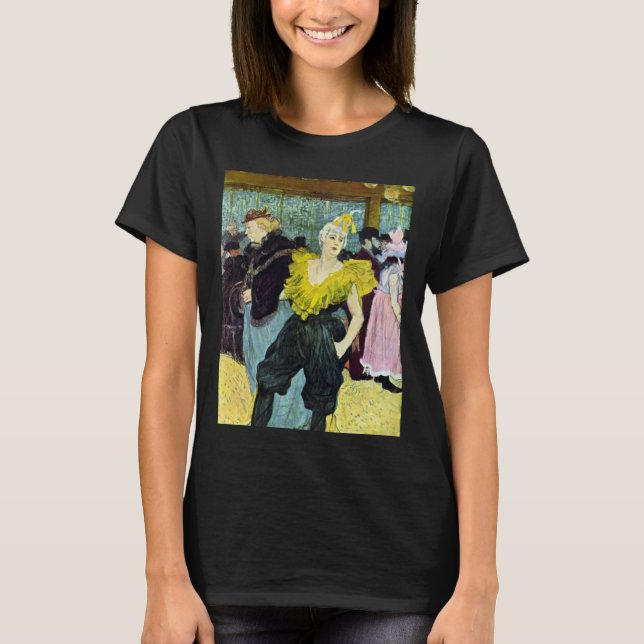 T-shirt La Clownesse (Clown) Cha-U-Kao de Toulouse Lautrec (Devant)