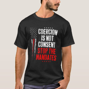 T-shirt La Coercition N'Est Pas Consentement Arrêter Les M