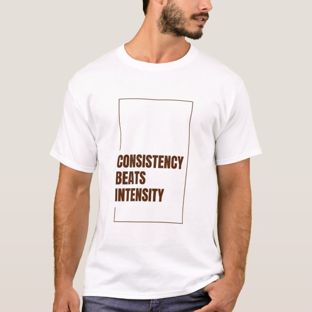 T-SHIRT LA COHÉRENCE BAT L'INTENSITÉ (Devant)