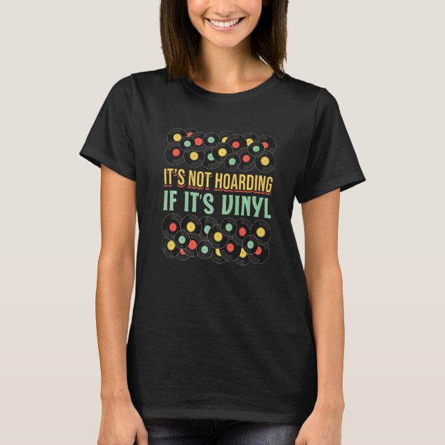 T-shirt La collection de disques vinyles  Ce n'est pas du  (Devant)