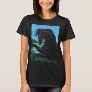 T-shirt "" La collection noire de cheval