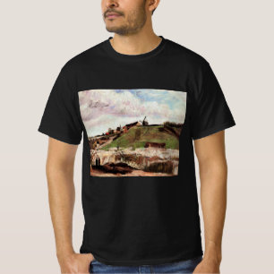 T-shirt La colline de Montmartre avec carrière par Vincent