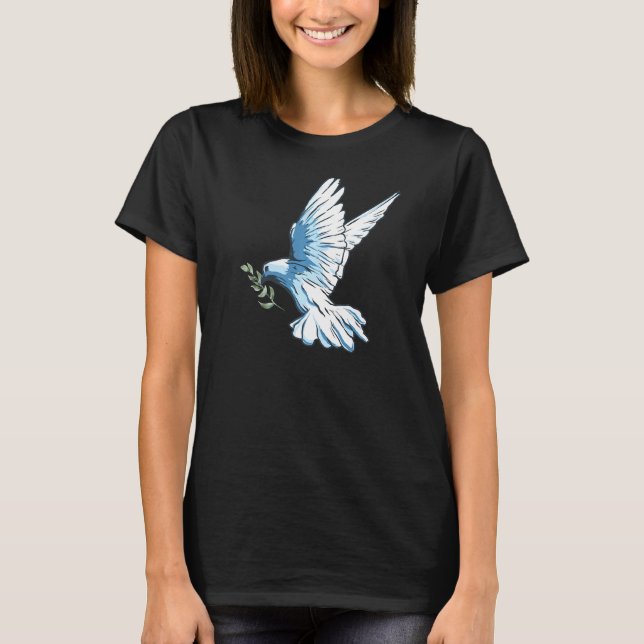 T-shirt La colombe de la paix (Devant)