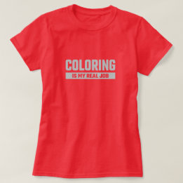 T-shirt La coloration est mon vrai métier - Coloriste drôl