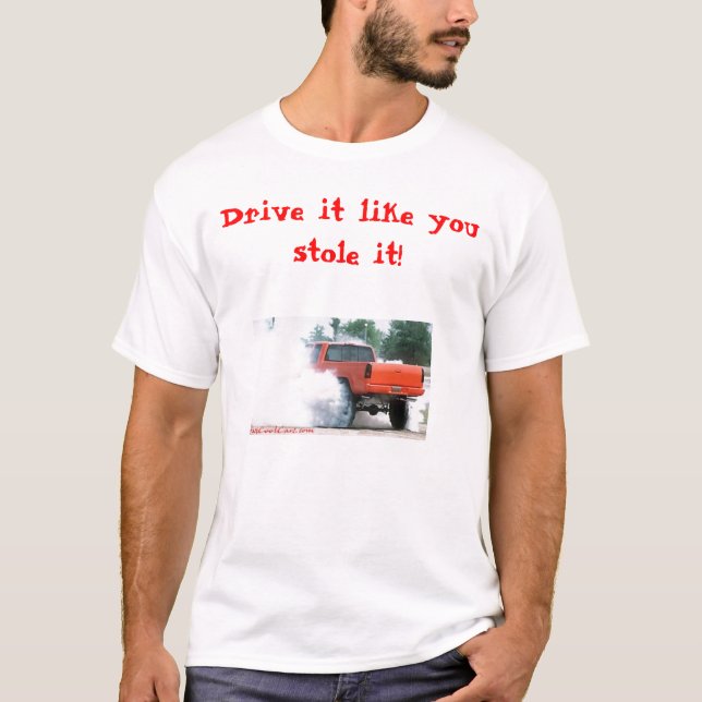 T-shirt La commande qu'il vous aiment l'a volé ! (Devant)