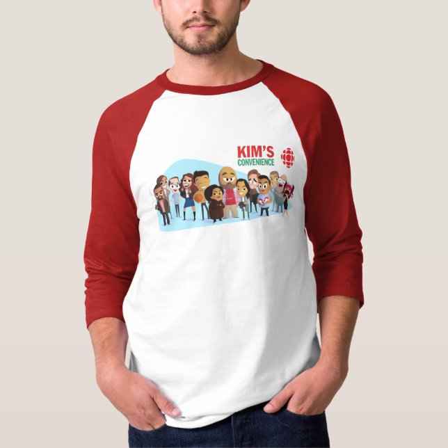 T-shirt La commodité de Kim - Neil Hooson Raglan (Devant)
