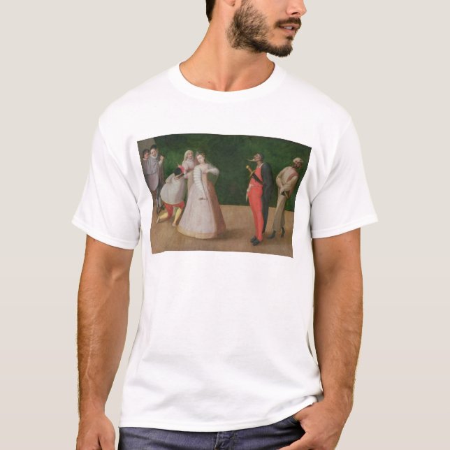 T-shirt La compagnie de dell'Arte de Commedia (Devant)