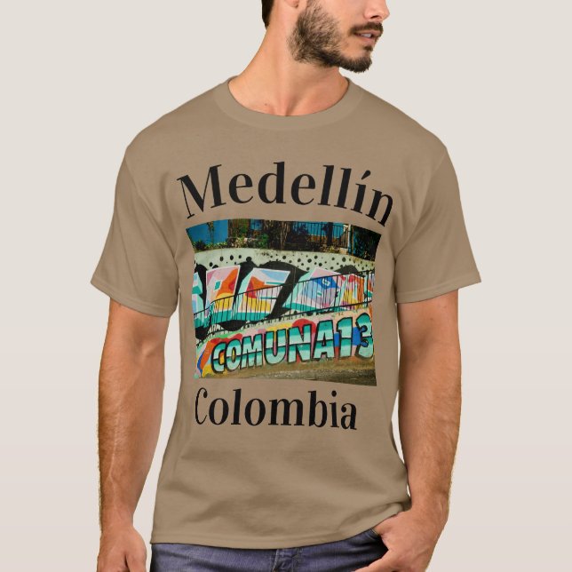 T-shirt La Comuna 13 % pipe% Medellín, commune 13 de San (Devant)