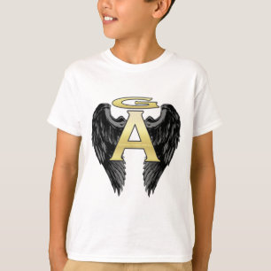 T-shirt La conception d'ange de Gabriel s'envole le logo
