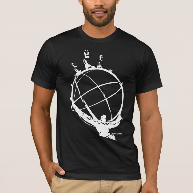T-shirt La conception d'atlas (Devant)