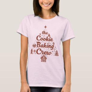 T-shirt La conception de l'arbre de Noël de l'équipe de fa