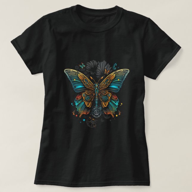 T-shirt la conception papillon (Design devant)