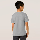 T-shirt La conception sauvage de noir de la jeunesse de (Dos entier)