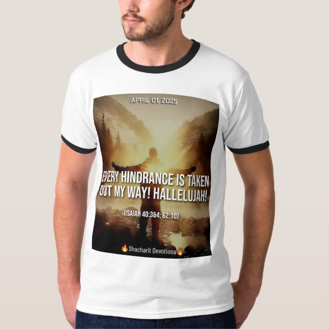 T-shirt la confiance commence ici (Devant)