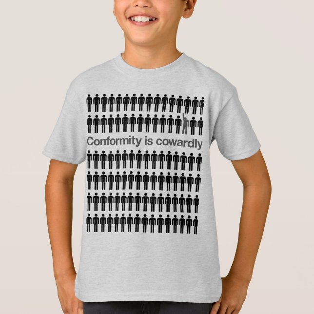 T-shirt La conformité est chemise lâche (Devant)