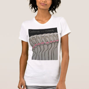 T-shirt La conformité multiplie la médiocrité