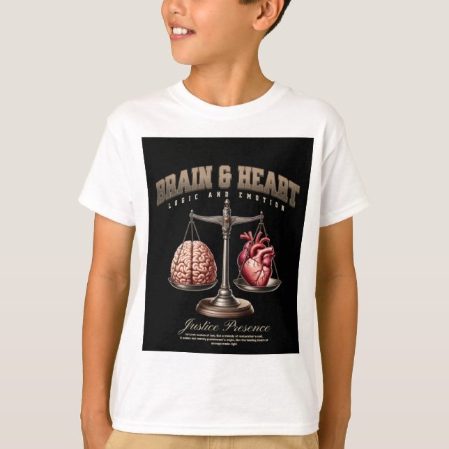 T-shirt La connexion coeur et esprit (Devant)