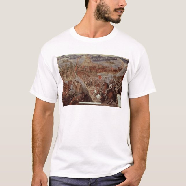 T-shirt La conquête de Tenochtitlan (Devant)