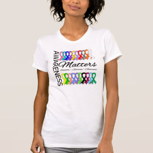 T-shirt La conscience importe des rubans de Cancer
