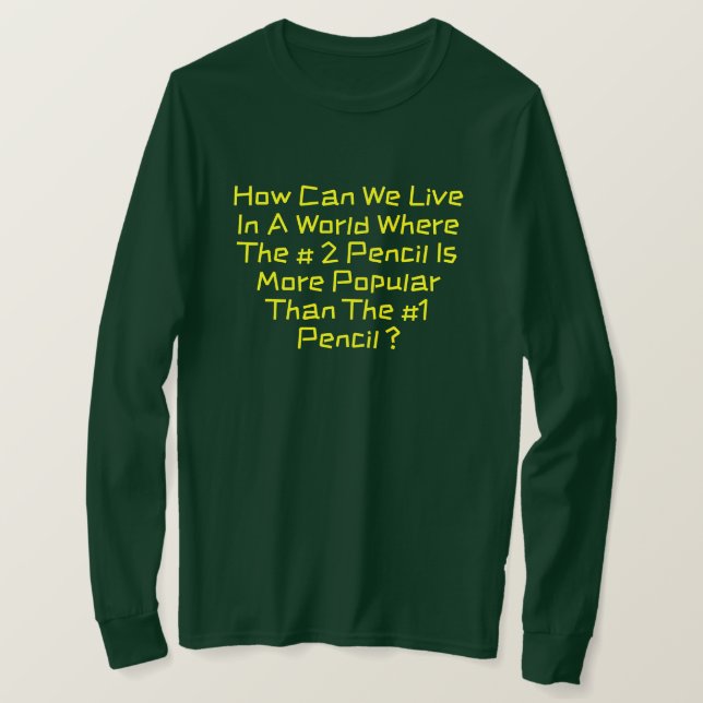 T-shirt La conspiration du crayon #2 -  (Design devant)