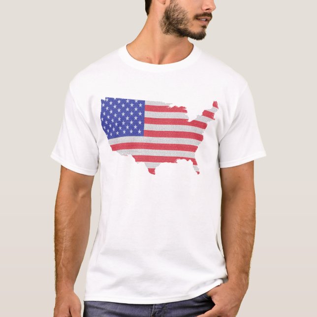 T-shirt La constitution des États-Unis formés comme (Devant)
