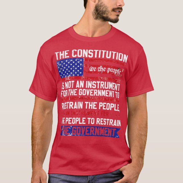 T-shirt La Constitution Nous Le Peuple-Photoroom (Devant)