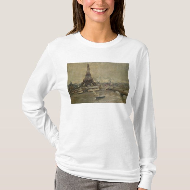 T-shirt La construction de Tour Eiffel (Devant)