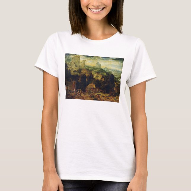 T-shirt La Coppermine (huile sur panneau) (Devant)