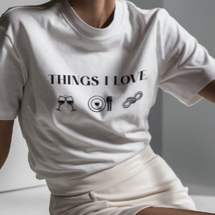 T-shirt La corde de Shibari Ce que j'aime