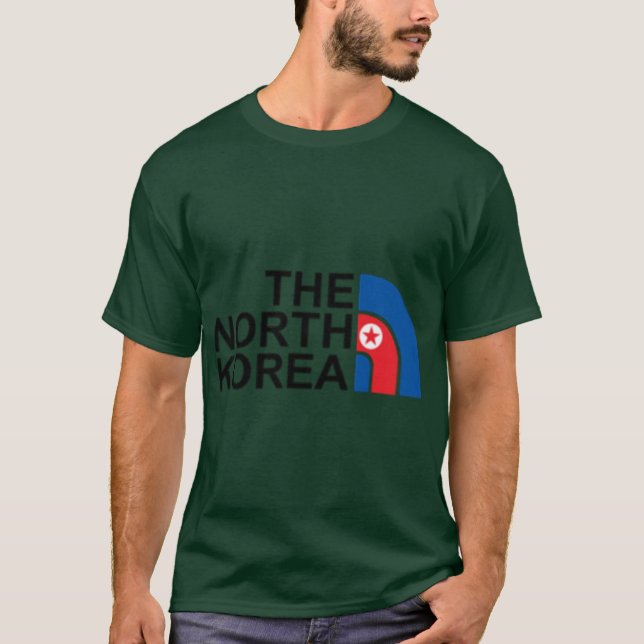 T-shirt La Corée du Nord drôle (Devant)