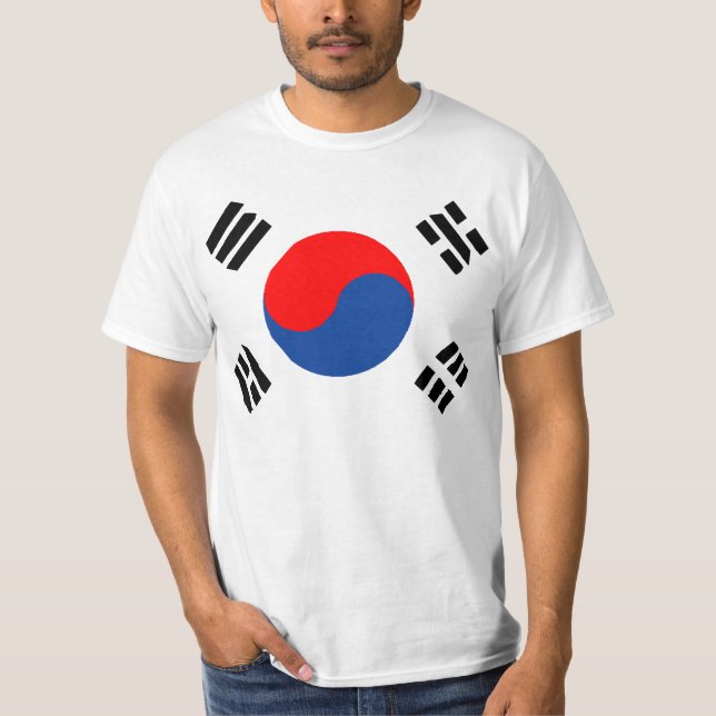 T-shirt La Corée du Sud Yin Yang (Devant)