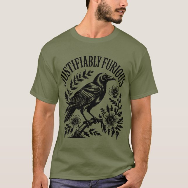 T-shirt La Corneille Furieuse (Devant)